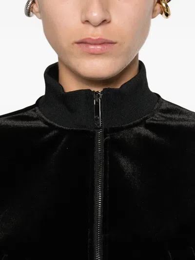 Emporio Armani Bomber Jacket In Black