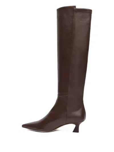 Stuart Weitzman 5050 Vinnie Boot 50 In Burgundy
