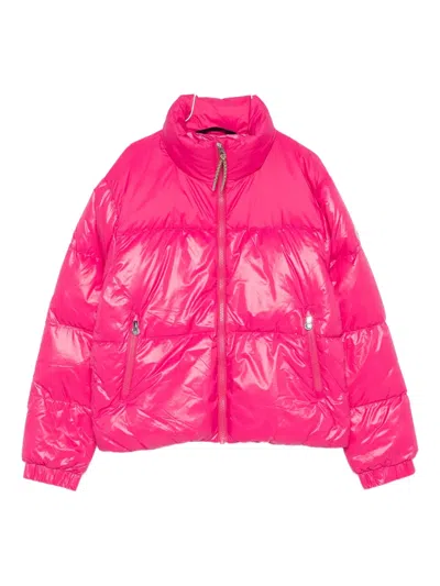 Pyrenex Zip-up Puffer Jacket In Pink