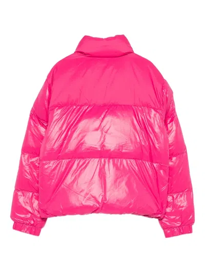 Pyrenex Zip-up Puffer Jacket In Pink