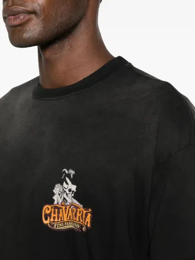 Willy Chavarria Chavarria Pomade Easy Logo-print Cotton-jersey T-shirt In Black