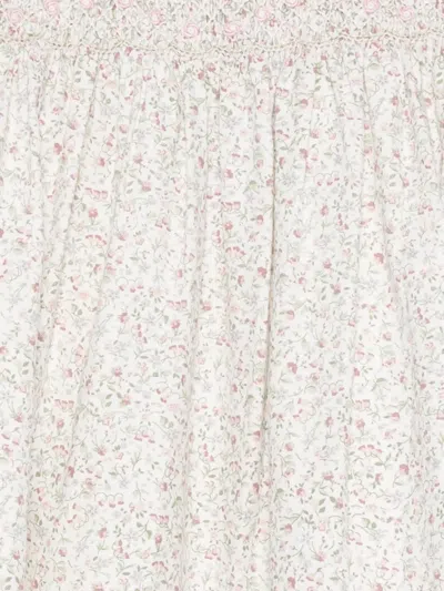 Siola Floral-print Dress In White