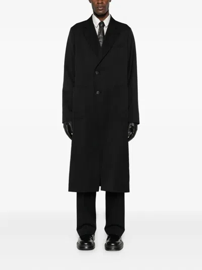 Our Legacy Single-breasted Coat In Black