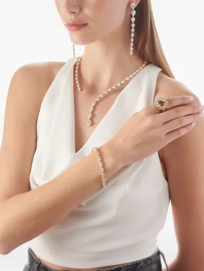 Anabela Chan 14k White Gold Diamond Nova Earrings In Silver