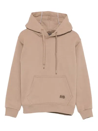 I'm Brian Logo-detail Hoodie In Brown