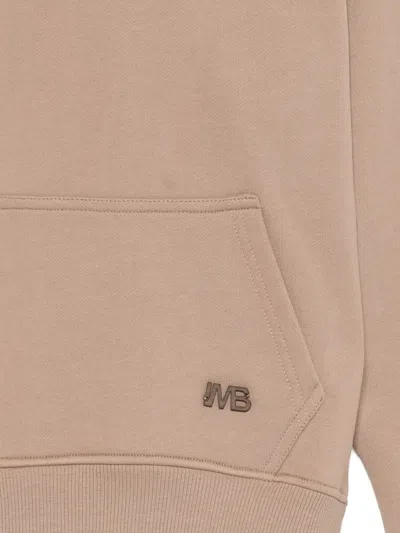 I'm Brian Logo-detail Hoodie In Brown