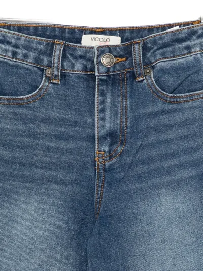 Vicolo Side-band Jeans In Blue