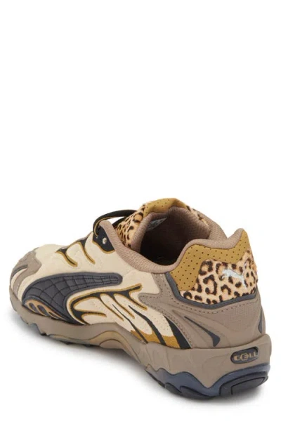 Puma Animal Print Trainers In Brown