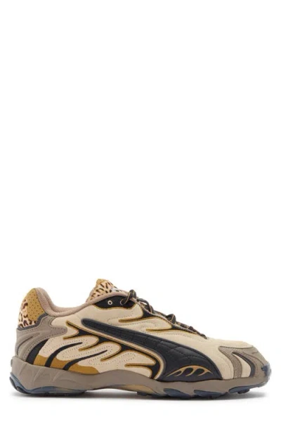 Puma Animal Print Trainers In Brown