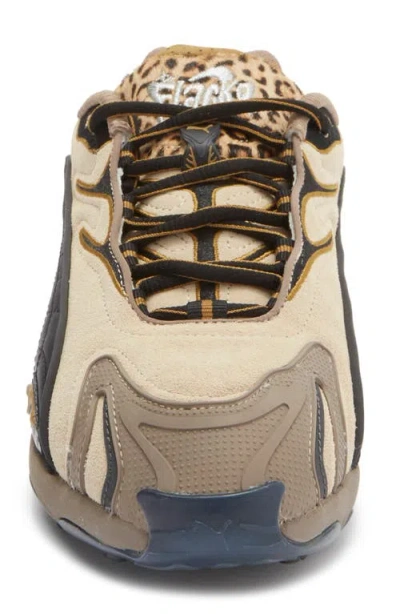 Puma Animal Print Trainers In Brown