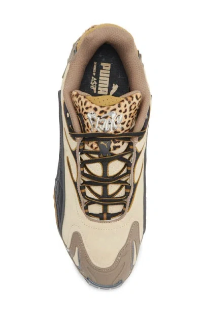 Puma Animal Print Trainers In Brown