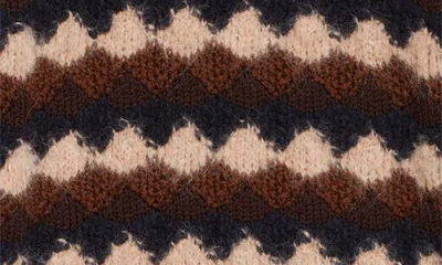 Moncler Wool Blend Crewneck Sweater In Multi