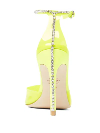 Stuart Weitzman 100mm Stuart Glam Pumps In Brown