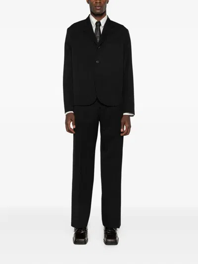 Our Legacy Gabardine Blazer In Black