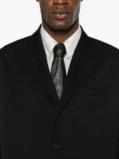 Our Legacy Gabardine Blazer In Black