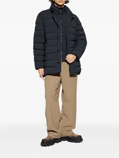 Add Buttoned Ped Coat In Multi