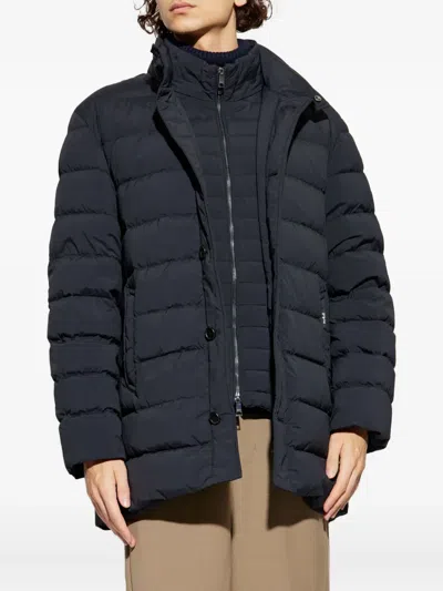 Add Buttoned Ped Coat In Multi