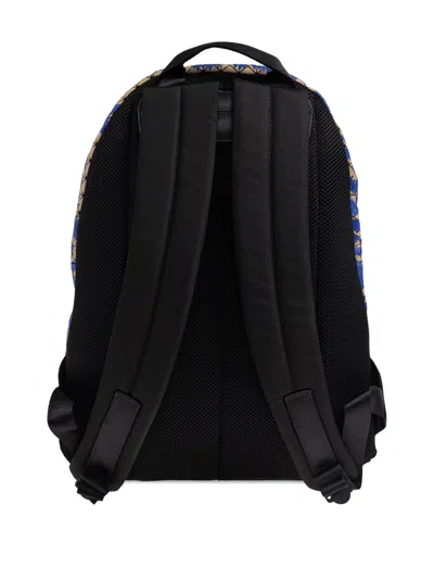 Bao Bao Issey Miyake Geometric Pattern Backpack In Blue