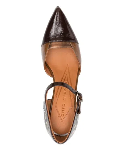 Chie Mihara 75mm Patterned Block-heel Pumps In Multi