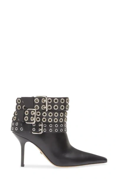 Mach&mach Mach & Mach Grommet Buckle Belt Bootie In Multi