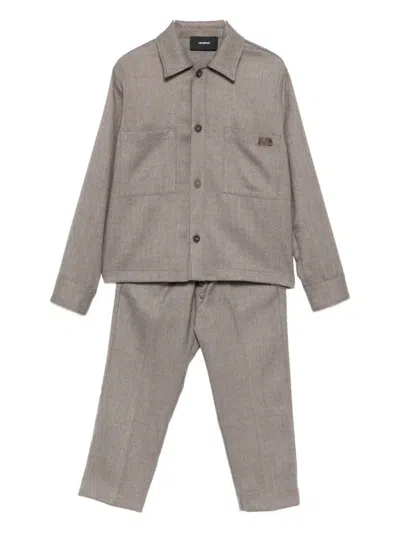 羊毛棉混纺运动套装