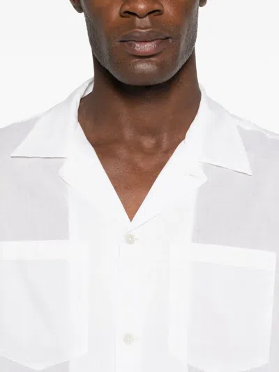 Bode Short-sleeved Shirt In White