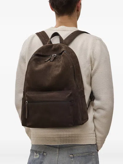 Orciani Freedom Backpack In Brown
