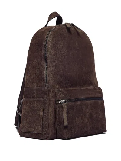 Orciani Freedom Backpack In Brown