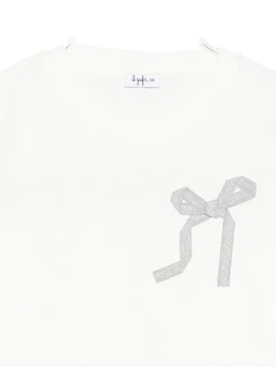 Il Gufo Long Sleeve T-shirt In White