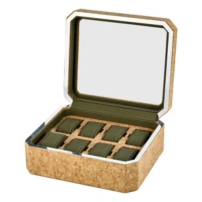 Wolf Cortica 8 Piece Watch Box In Brown