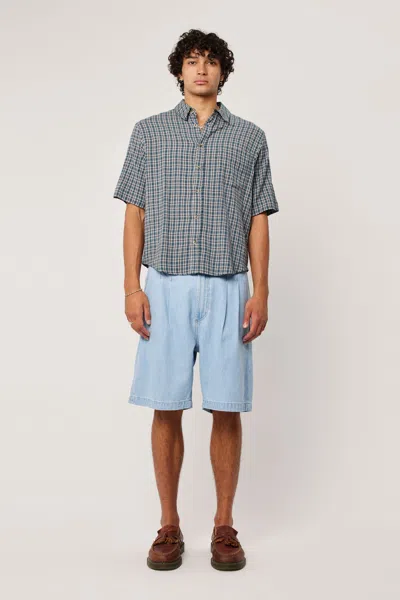 Rolla's Forester Check Shirt In Blue