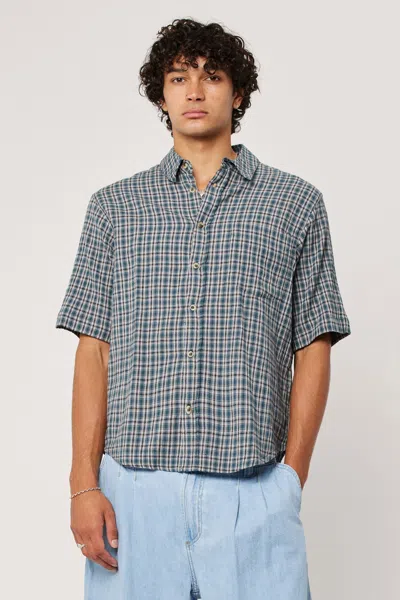 Rolla's Forester Check Shirt In Blue