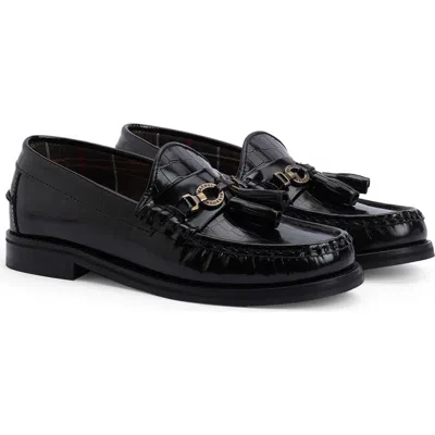 Barbour Jen Tassel Loafer In Black