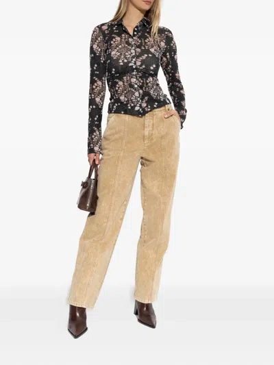 Avavav Spiky Printed Distressed Knit Clothing In Black