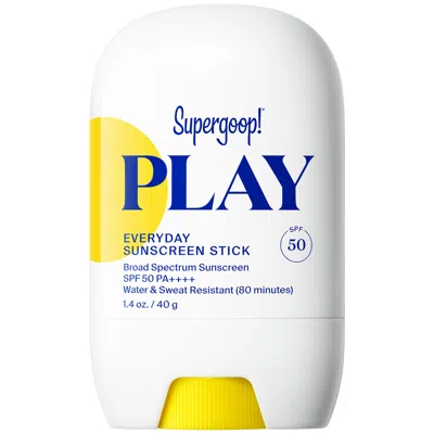 Supergoop Play Everyday Sunscreen Stick Spf 50 In White