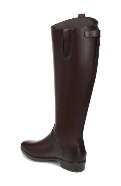 Sam Edelman Women's Penny Round Toe Leather Low-heel Riding Boots In Burgundy