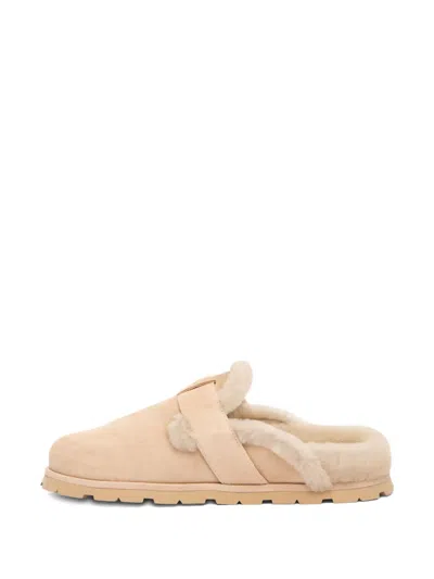 Stuart Weitzman Chrystie Shearling Mule In Animal Print