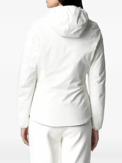 K-way Lily Hooded Quilted Jacket In White