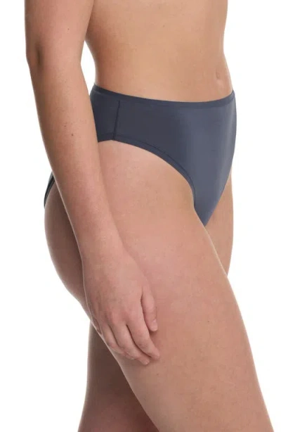 Natori Bliss Bare High Cut Brief In Blue