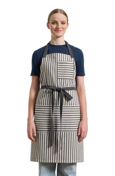Meema Bib Apron With Pockets In Multi