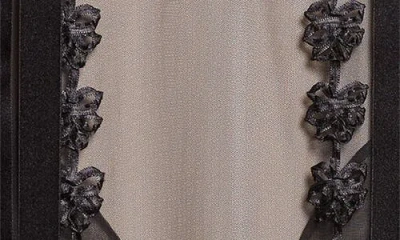 Simone Rocha Bow-detailed Lace-trimmed Chiffon Midi Dress In Multi