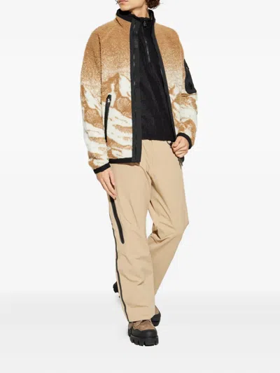 Bogner Gregor Zip-up Patterned Jacket In Brown