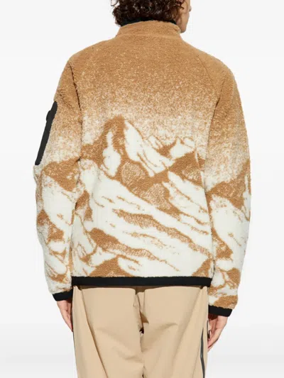 Bogner Gregor Zip-up Patterned Jacket In Brown