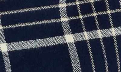 Untuckit Whitacker Regular Fit Plaid Cotton Button-up Overshirt In Blue