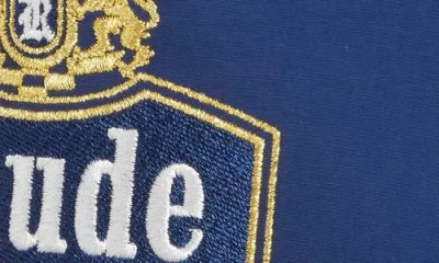 Rhude Collins Fumar Nylon Baseball Cap In Blue