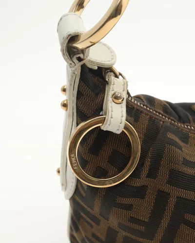 Fendi Zucca Hobo Bag In Multi