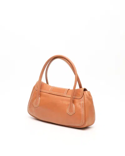 Celine Céline Buckle Bag In Orange