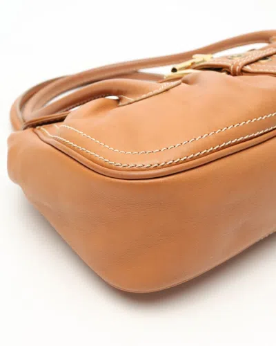 Celine Céline Buckle Bag In Orange