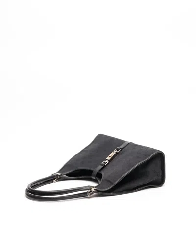 Gucci Gg Jackie Bardot Bag In Black