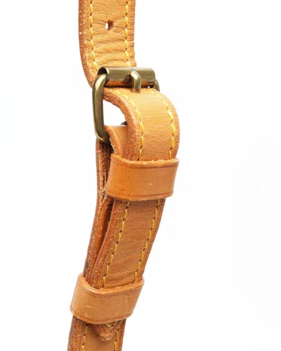 Pre-owned Louis Vuitton Monogram Boulogne 35 Bag In Brown